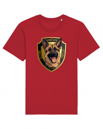 OBIECTIV PROTEJAT - GERMAN SHEPERD Red