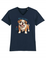 NOPE, NOT TODAY - BULLDOG ENGLEZ Tricou mânecă scurtă guler V Bărbat Presenter