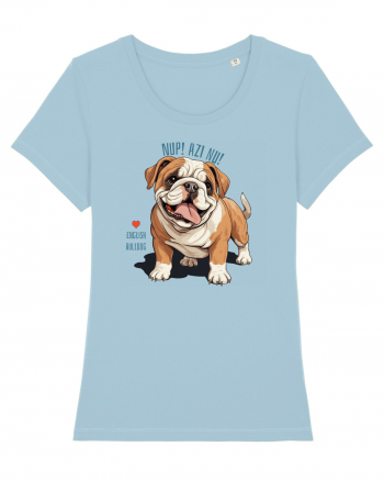 NUP! AZI NU! - BULLDOG ENGLEZ Sky Blue