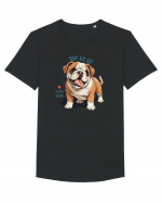 NUP! AZI NU! - BULLDOG ENGLEZ Tricou mânecă scurtă guler larg Bărbat Skater