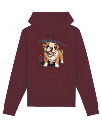 PE CUVANT CA N-AM TRAS-O EU! - BULLDOG ENGLEZ Burgundy