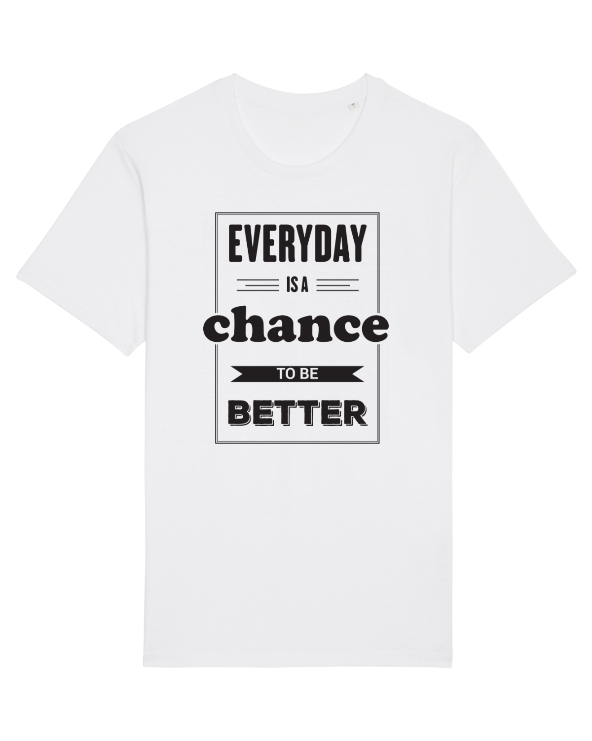 Tricou mânecă scurtă Unisex Rocker White
