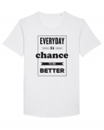 Cea mai bună versiune a ta Tricou mânecă scurtă guler larg Bărbat Skater