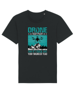 pt pasionații de drone - Drone test pilot Tricou mânecă scurtă Unisex Rocker