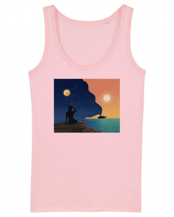 Sunset by the beach Cotton Pink