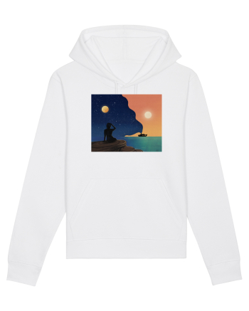Sunset by the beach White