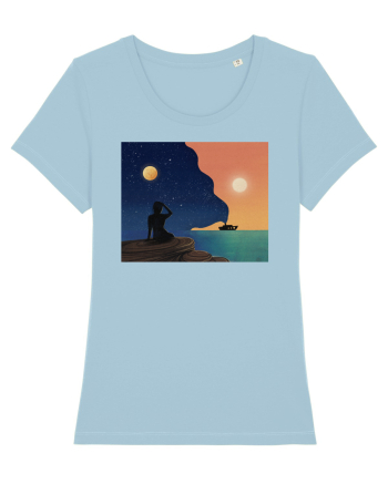 Sunset by the beach Sky Blue