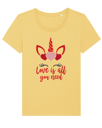 Love Is All You Need Unicorn Valentine Jojoba