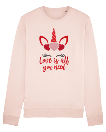 Love Is All You Need Unicorn Valentine Candy Pink