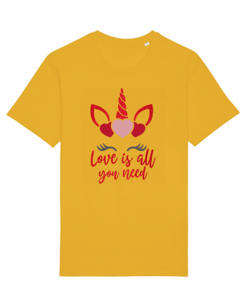 Love Is All You Need Unicorn Valentine Spectra Yellow