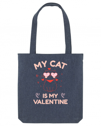 My Cat Is My Valentine Midnight Blue