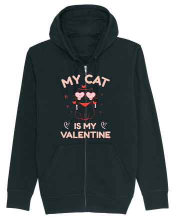 My Cat Is My Valentine Black