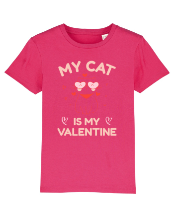 My Cat Is My Valentine Raspberry