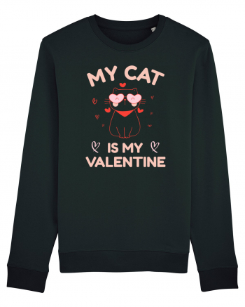 My Cat Is My Valentine Black