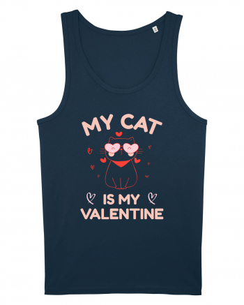 My Cat Is My Valentine Navy