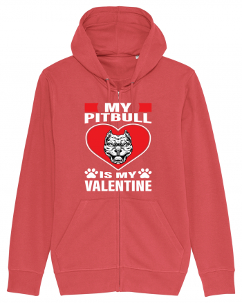 My Pitbull Is My Valentine Carmine Red