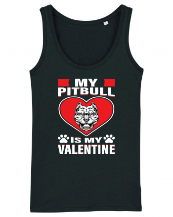 My Pitbull Is My Valentine Black