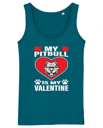 My Pitbull Is My Valentine Ocean Depth