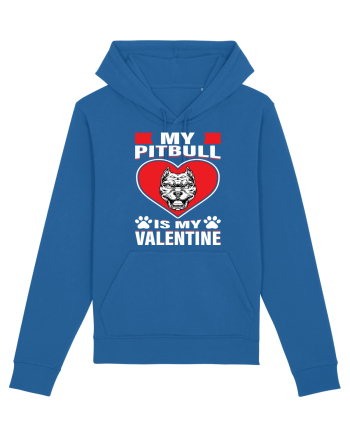 My Pitbull Is My Valentine Royal Blue
