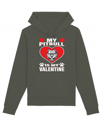 My Pitbull Is My Valentine Khaki
