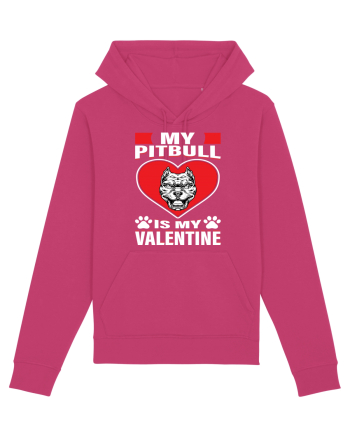 My Pitbull Is My Valentine Raspberry