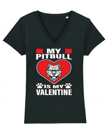 My Pitbull Is My Valentine Black