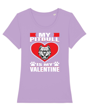 My Pitbull Is My Valentine Lavender Dawn