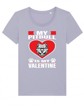 My Pitbull Is My Valentine Lavender