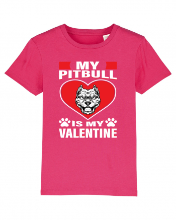 My Pitbull Is My Valentine Raspberry