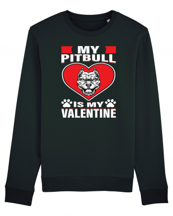 My Pitbull Is My Valentine Black