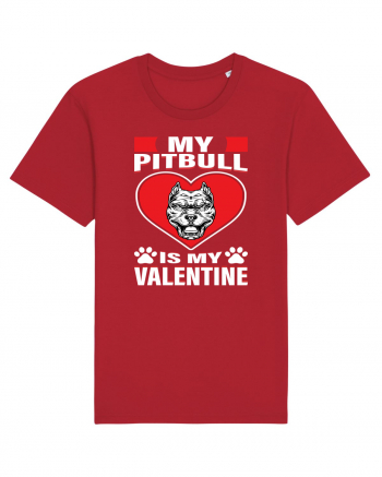 My Pitbull Is My Valentine Red