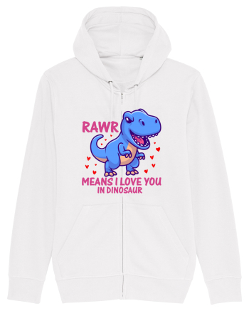 Rawr Means I Love You In Dinosaur White