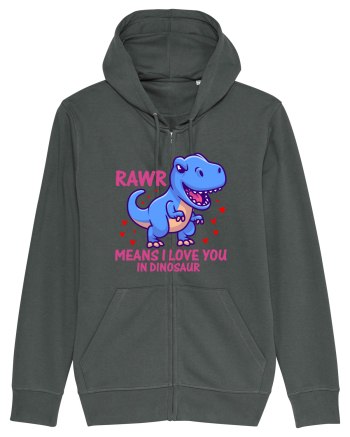 Rawr Means I Love You In Dinosaur Anthracite