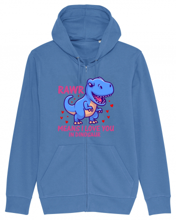 Rawr Means I Love You In Dinosaur Bright Blue