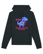 Rawr Means I Love You In Dinosaur Hanorac Unisex Drummer