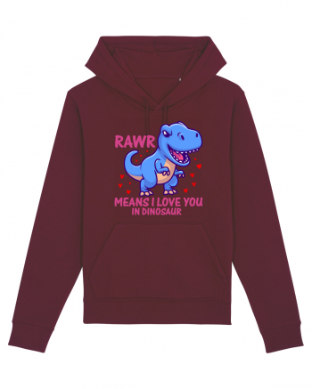 Rawr Means I Love You In Dinosaur Burgundy