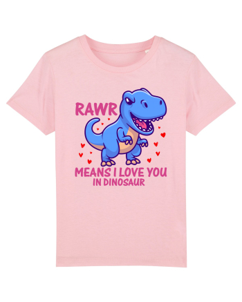 Rawr Means I Love You In Dinosaur Cotton Pink