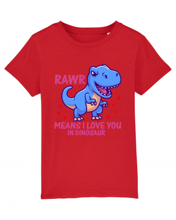 Rawr Means I Love You In Dinosaur Red