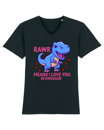 Rawr Means I Love You In Dinosaur Black