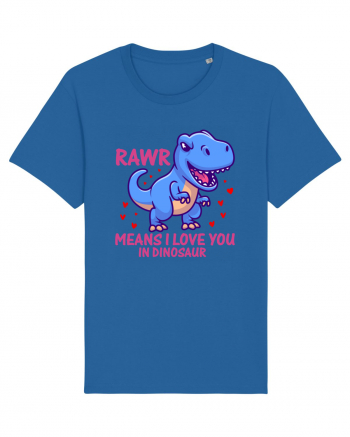 Rawr Means I Love You In Dinosaur Royal Blue
