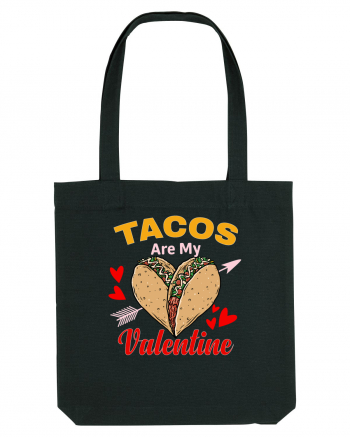 Tacos Are My Valentine Black