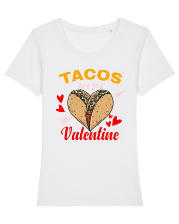 Tacos Are My Valentine White