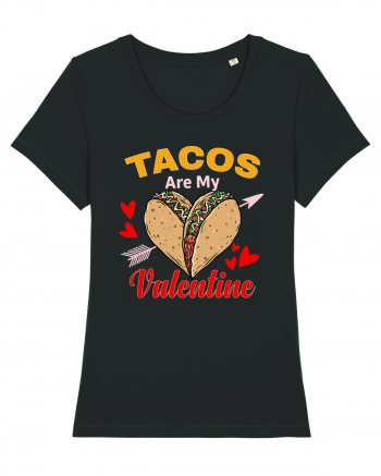 Tacos Are My Valentine Black