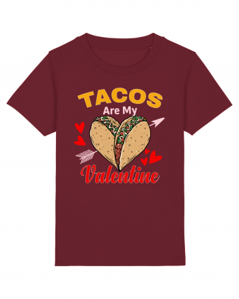 Tacos Are My Valentine Burgundy