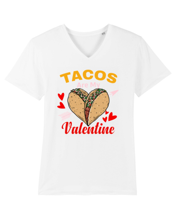 Tacos Are My Valentine White