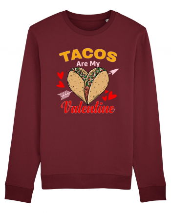 Tacos Are My Valentine Burgundy