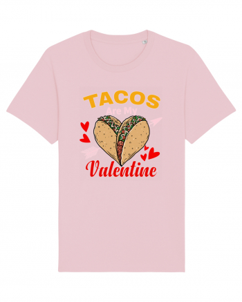 Tacos Are My Valentine Cotton Pink