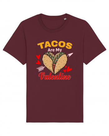 Tacos Are My Valentine Burgundy