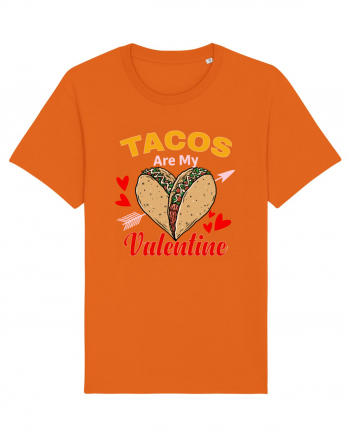 Tacos Are My Valentine Bright Orange