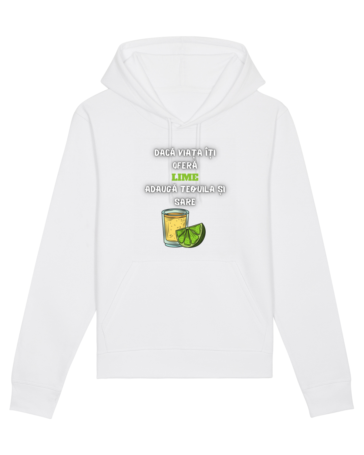 Hanorac Unisex Drummer White